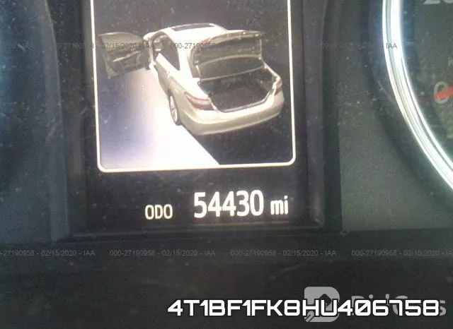 4T1BF1FK8HU406758 фото 8