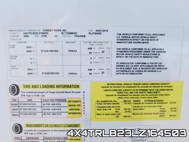 4X4TRLB23LZ164503 фото 2