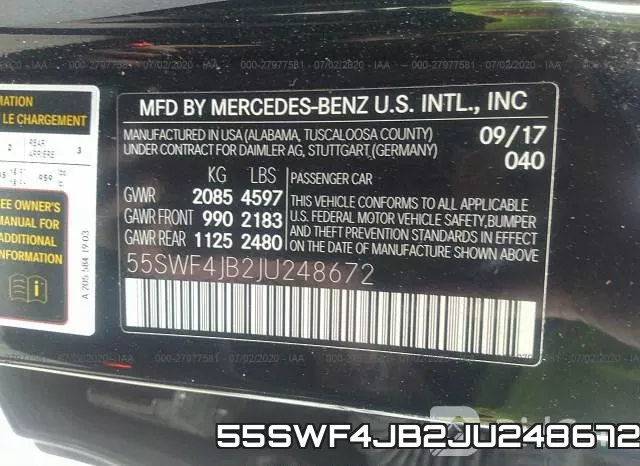 55SWF4JB2JU248672 фото 10
