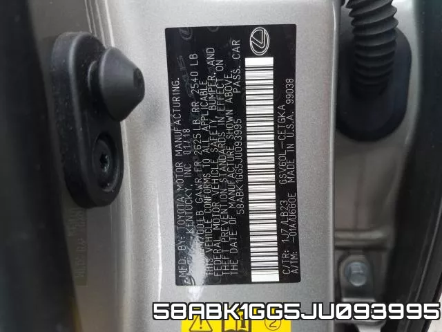 58ABK1GG5JU093995 фото 2