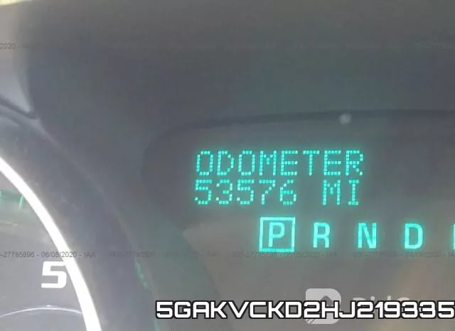 5GAKVCKD2HJ219335 фото 8