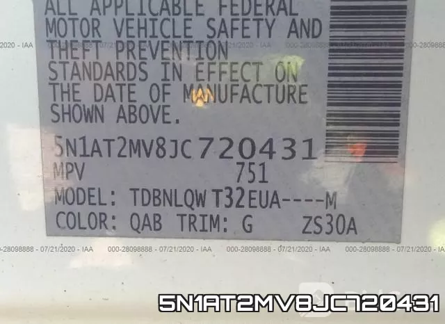 5N1AT2MV8JC720431 фото 10