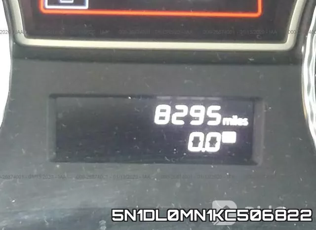 5N1DL0MN1KC506822 фото 8