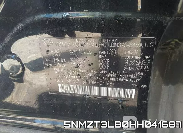 5NMZT3LB0HH041687 фото 10
