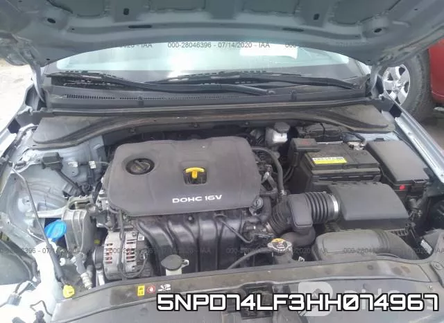 5NPD74LF3HH074967 фото 2