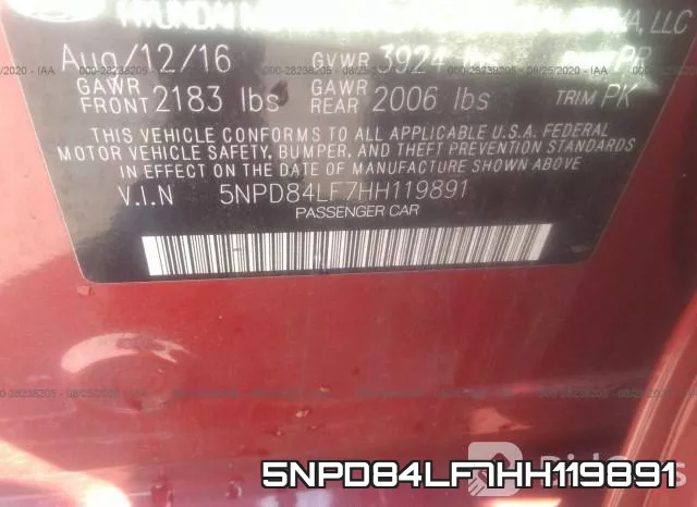 5NPD84LF7HH119891 фото 10