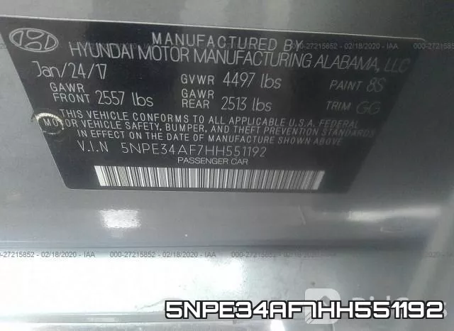 5NPE34AF7HH551192 фото 10