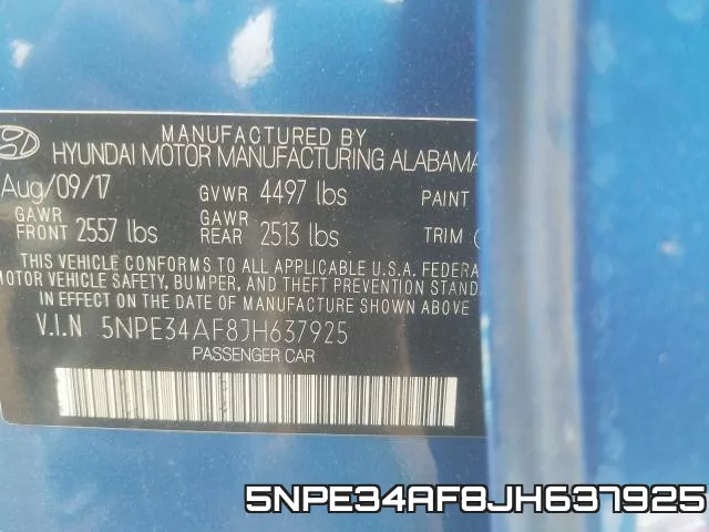 5NPE34AF8JH637925 фото 2