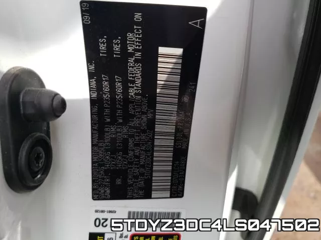 5TDYZ3DC4LS047502 фото 2