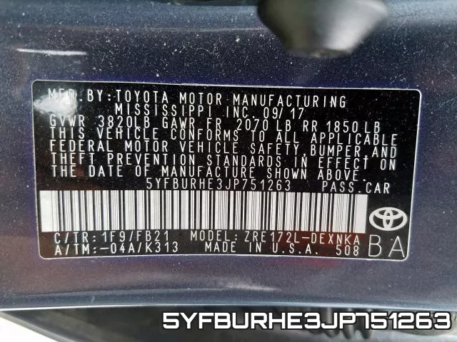 5YFBURHE3JP751263 фото 2