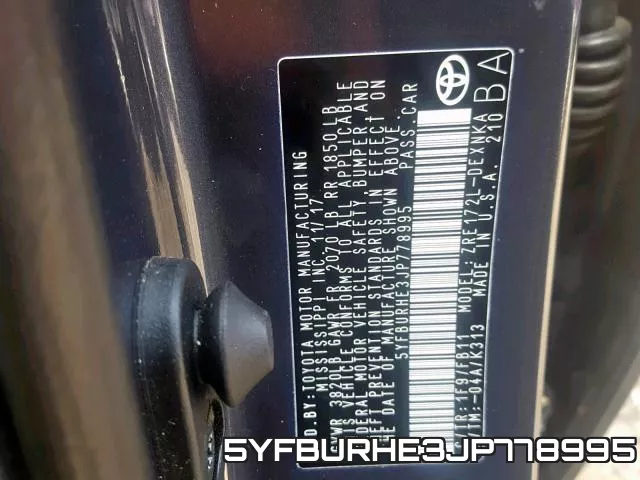 5YFBURHE3JP778995 фото 2