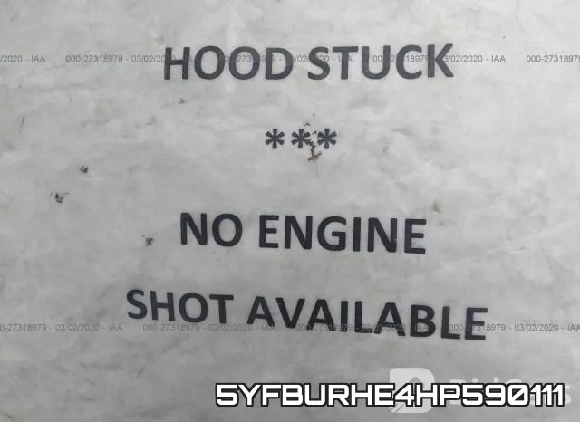 5YFBURHE4HP590111 фото 2