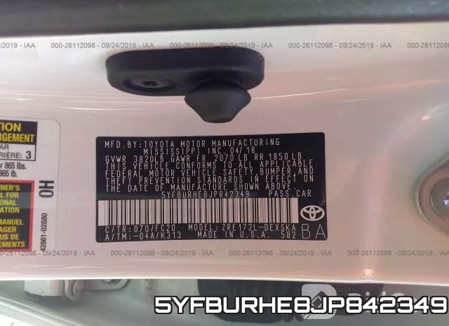 5YFBURHE8JP842349 фото 10