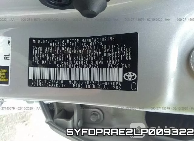 5YFDPRAE2LP009322 фото 10