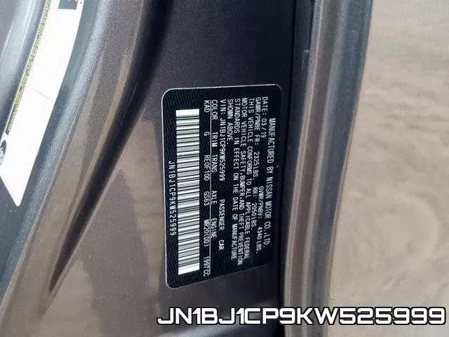 JN1BJ1CP9KW525999 фото 2