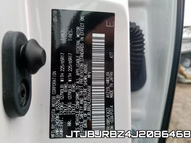 JTJBJRBZ4J2086468 фото 2
