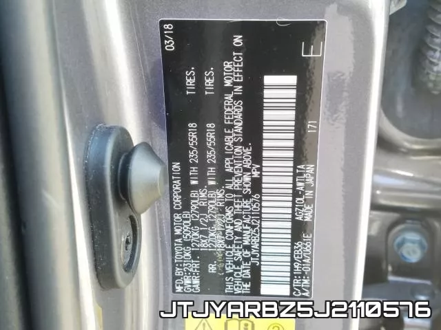 JTJYARBZ5J2110576 фото 2