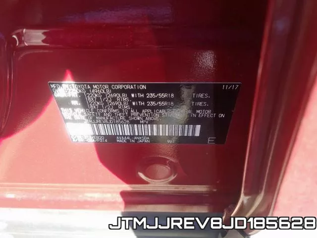 JTMJJREV8JD185628 фото 2