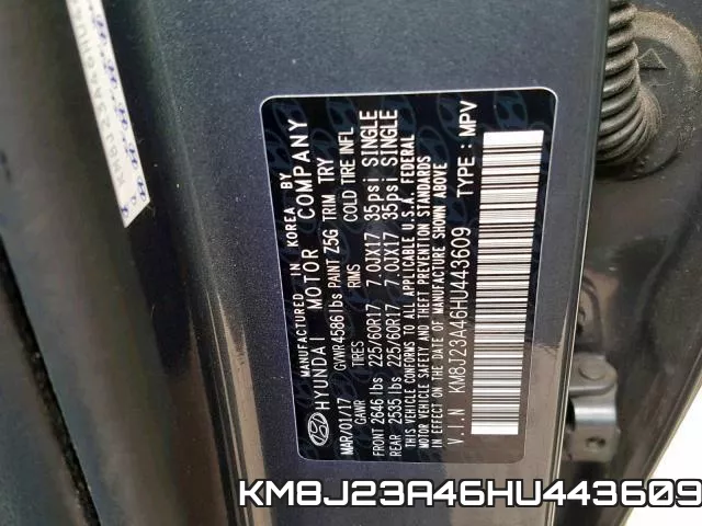 KM8J23A46HU443609 фото 2