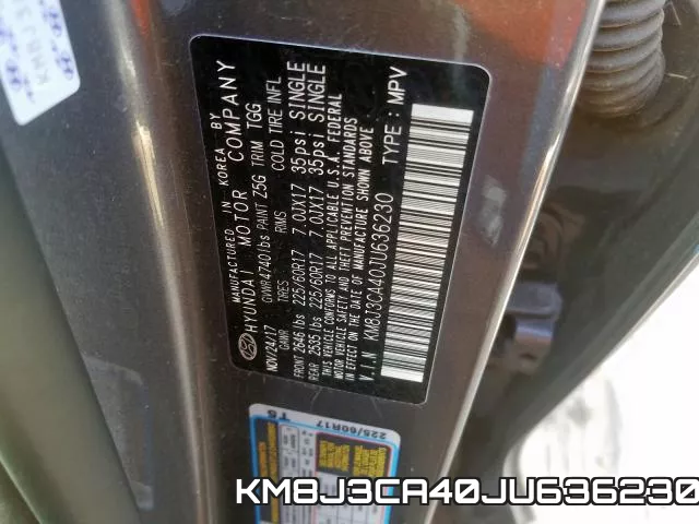 KM8J3CA40JU636230 фото 2