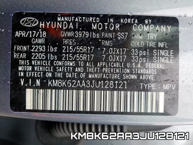 KM8K62AA3JU128121 фото 2