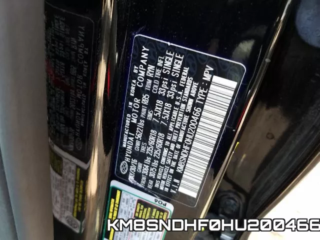 KM8SNDHF0HU200466 фото 2
