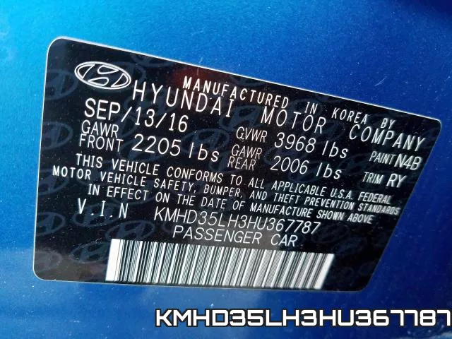KMHD35LH3HU367787 фото 2