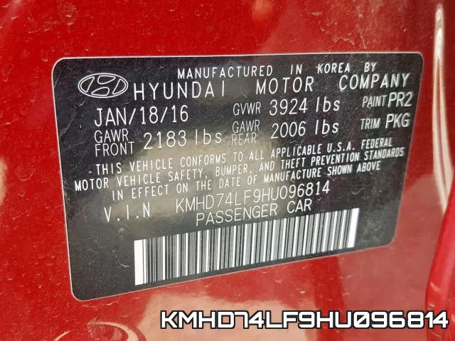 KMHD74LF9HU096814 фото 2