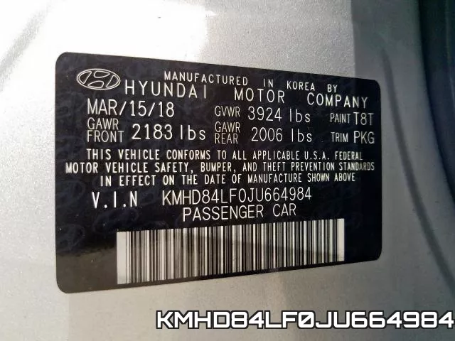 KMHD84LF0JU664984 фото 2