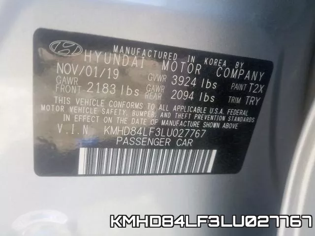 KMHD84LF3LU027767 фото 2