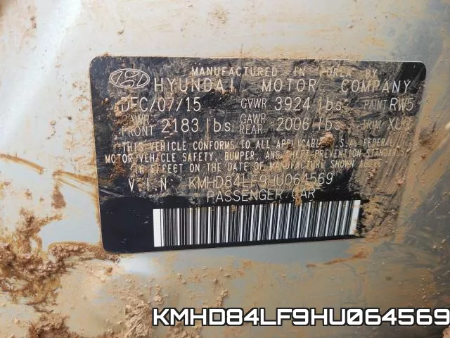 KMHD84LF9HU064569 фото 2