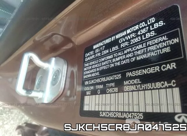 SJKCH5CR8JA047525 фото 10