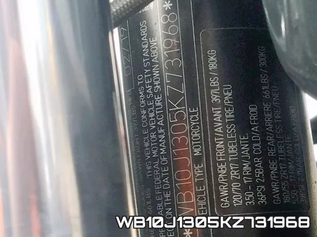WB10J1305KZ731968 фото 2