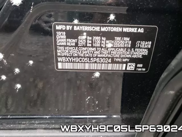 WBXYH9C05L5P63024 фото 2