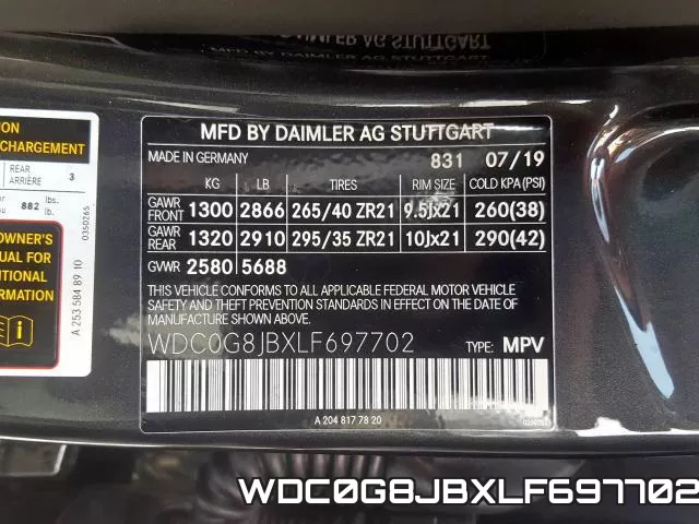WDC0G8JBXLF697702 фото 2