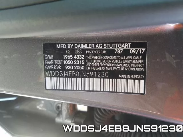 WDDSJ4EB8JN591230 фото 2