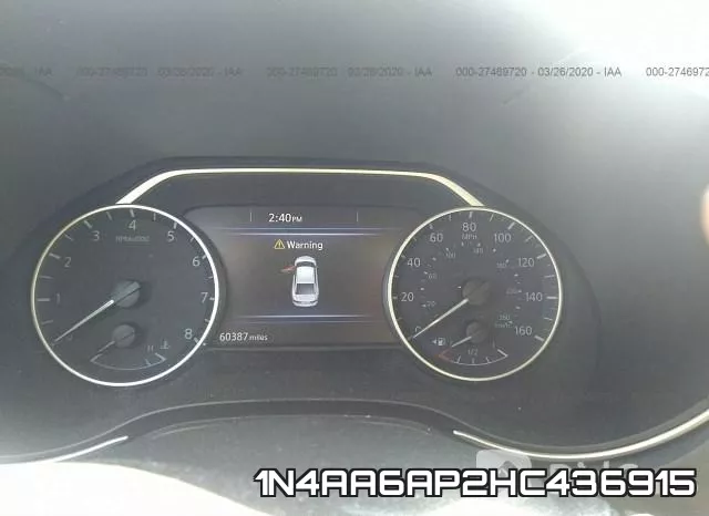1N4AA6AP2HC436915 фото 8