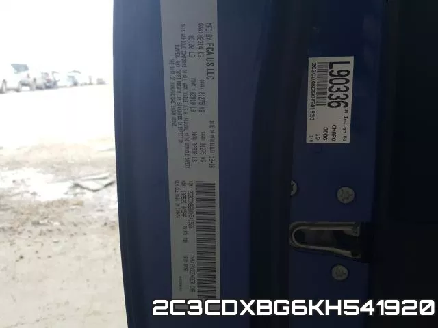 2C3CDXBG6KH541920 фото 2