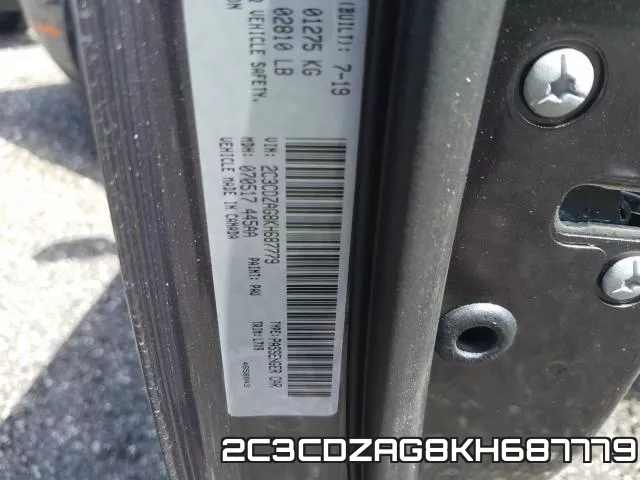 2C3CDZAG8KH687779 фото 2