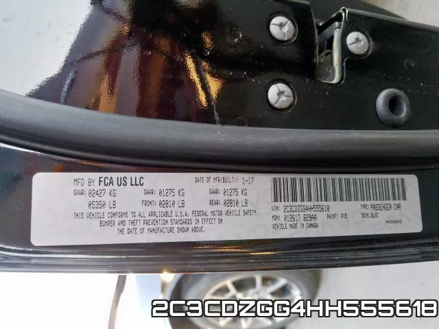 2C3CDZGG4HH555618 фото 2