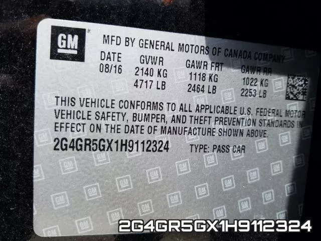 2G4GR5GX1H9112324 фото 2