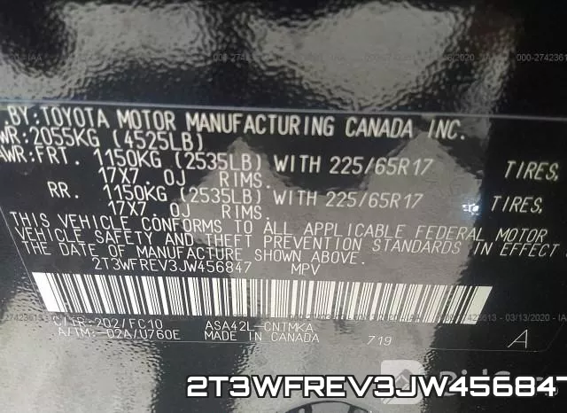 2T3WFREV3JW456847 фото 10
