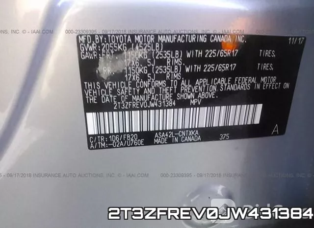 2T3ZFREV0JW431384 фото 10