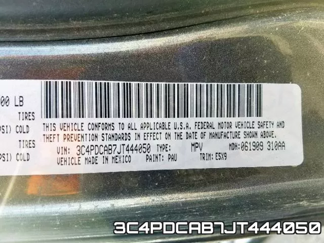 3C4PDCAB7JT444050 фото 2