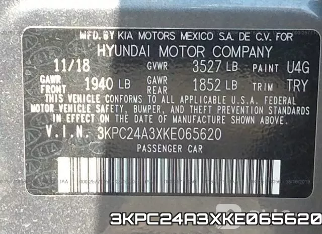 3KPC24A3XKE065620 фото 10