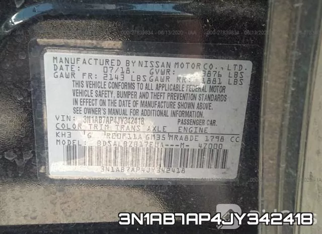 3N1AB7AP4JY342418 фото 10