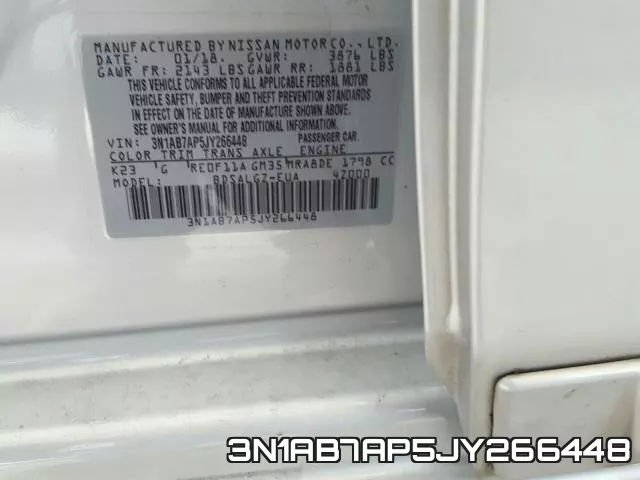 3N1AB7AP5JY266448 фото 2