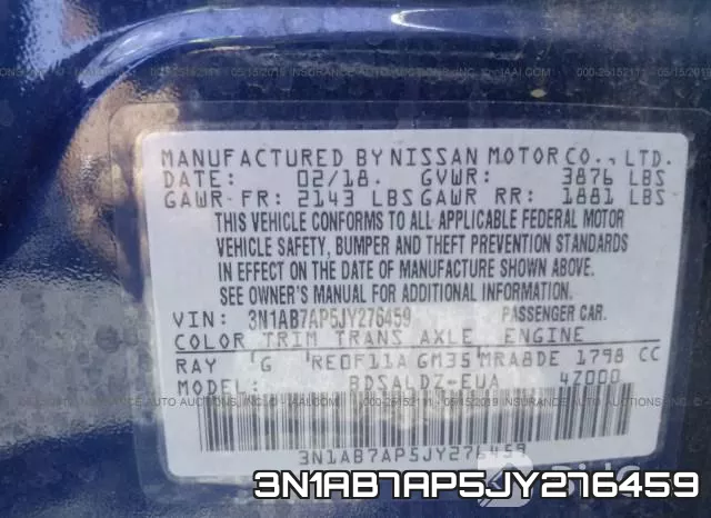 3N1AB7AP5JY276459 фото 10