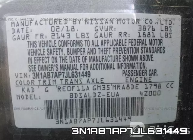 3N1AB7AP7JL631449 фото 10