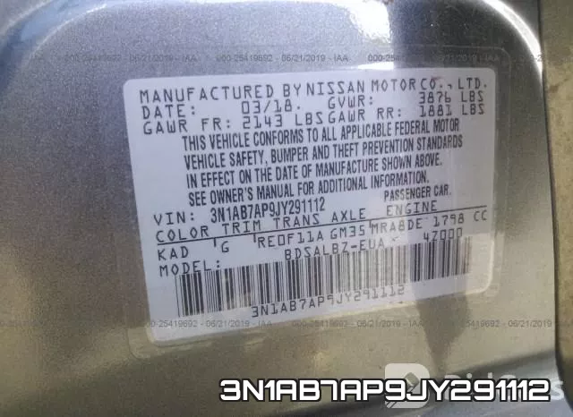 3N1AB7AP9JY291112 фото 10